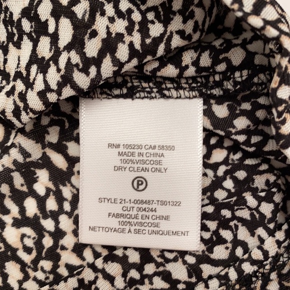 Joie Alessandra viscose top in multicolor Caviar beige tan print L - Picture 9 of 10